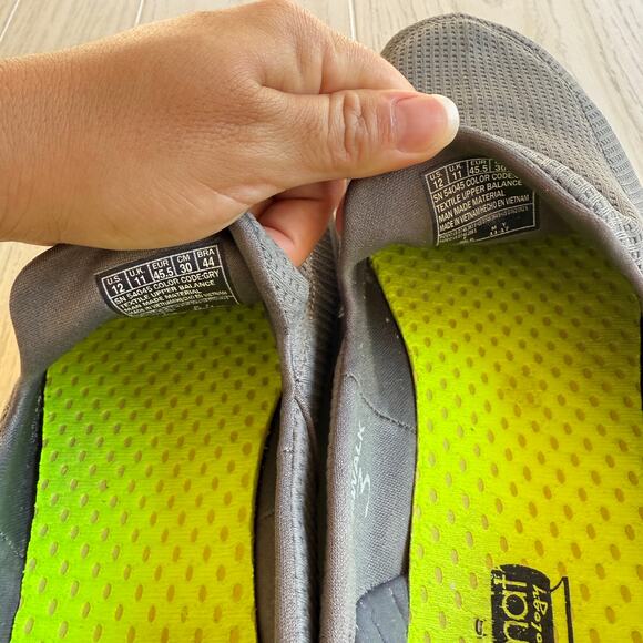 Skechers Men’s Size 12 Go Walk 3 Goga Mat Gray Slip-On Walking Shoes - Picture 2 of 7